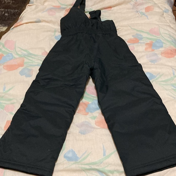 New L.L.Bean Snow Bibs Size 5-6 color Black - Picture 7 of 8